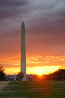 Washington Monument Sunset