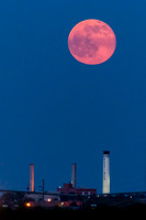 Full "Strawberry" Moonrise - June 2015