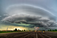Springtime in Nebraska - Thunderhead over Hastings Smith Softball Complex