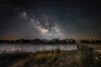 Milky Way over the Platte River at Alda Road March 1, 2023, 5:35am