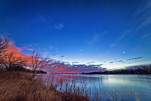 Venus Over the Platte at Dawn