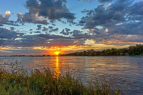 Sunrise over the Platte, Hall Co., Nebraska