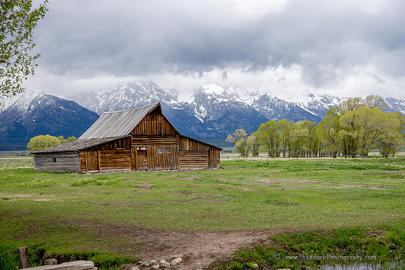 Moulton Barn on Mormon Row. Grand Teton Nat'l Park