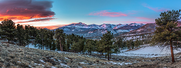 Alpenglow 10 mins before sunrise 3-4-2017
