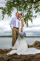 Bride & Groom (wedding party too!)