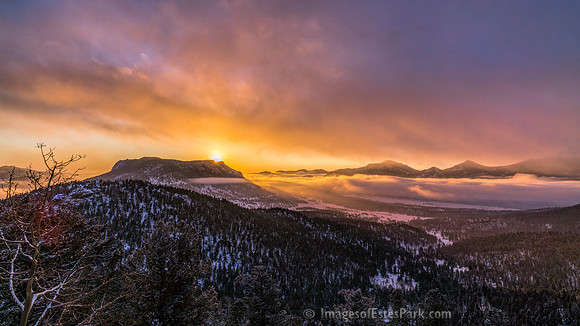 Sunrise over Deer Mountain 2/23/2018