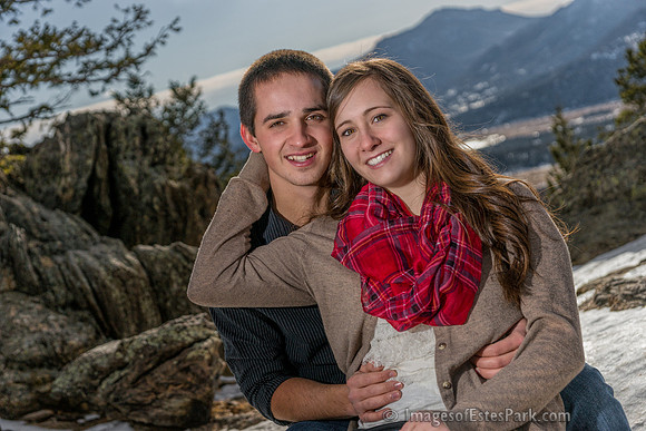 Engagement shoot at Many Parks Curve overlook.