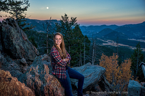 Moonrise at Sunset