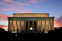 Lincoln Memorial Sunset DC