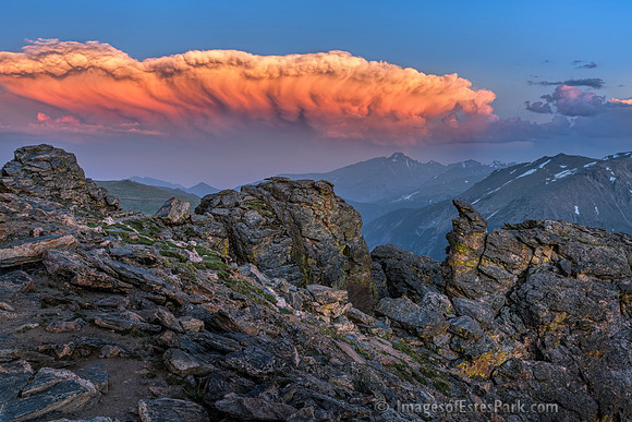 June Sunset from Rock Cut in RMNP