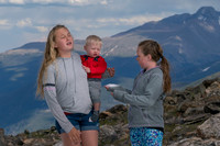 The Dooley Family at 11,975' Elevation in Rocky Mountain National Park