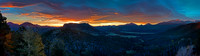 Panoramic Sunrise from Trail Ridge Road, RMNP