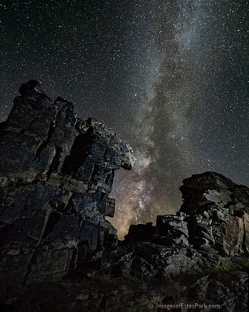 September Night Sky in Rocky
