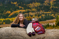 Alexis came up for the amazing fall colors! ...in Estes Park and Rocky