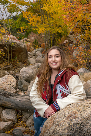 Alexis timed it right for fall color!