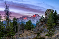 Longs Peak gets a morning kiss of sunrise light!