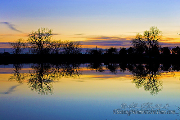 Lake Hastings Autumn Sunset 11-11-11