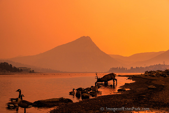 Surrounded by Wildfire - Lake Estes