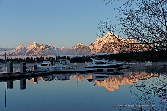 Teton Sunrise from Colter Bay