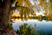 Sunrise at Lake Hastings - NebraskaLife Magazine Cover Sept/Oct 2015
