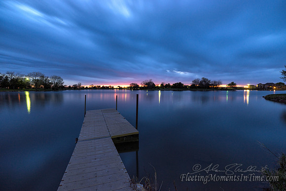 ...and 1/2 hr past sunset on Lake Hastings