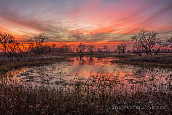 End of Daylight Saving Time 2014, along the Platte River
