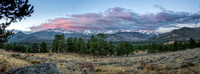 Panoramic Snow Capped Sunrise 10-15-2016 -- An awesome Panoramic HD Metal or Acrylic, up to 50" wide