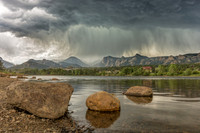 Storm Clouds Dancing over Estes Park