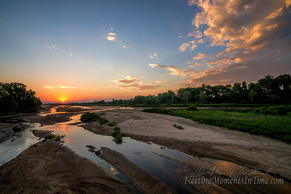 Summer Sunrise on the Platte