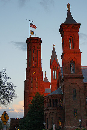 Smithsonian Castle Sunset