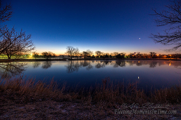 Venus on the Rise (1 hr before sunrise), Lake Hastings, Nebraska